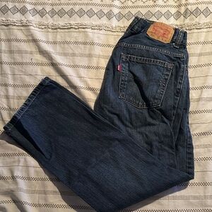 Levi's 505 Dark Blue Regular Fit Jeans